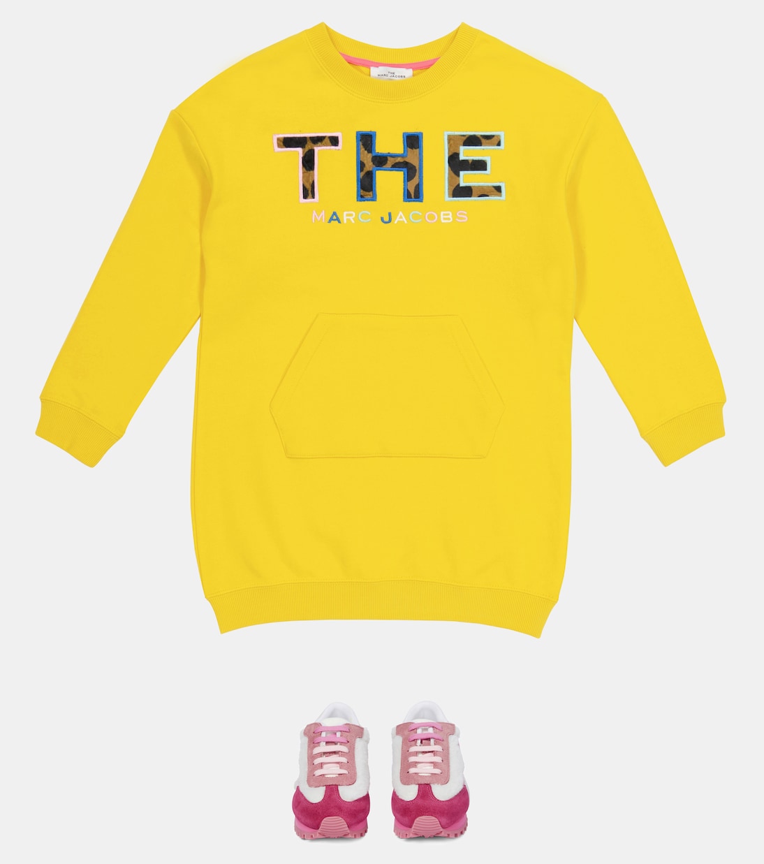 Sweatshirt-Kleid aus Baumwolle | Marc Jacobs Kids