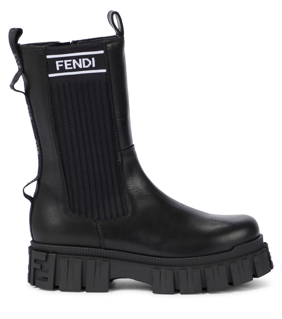 Leather ankle boots | Fendi Kids