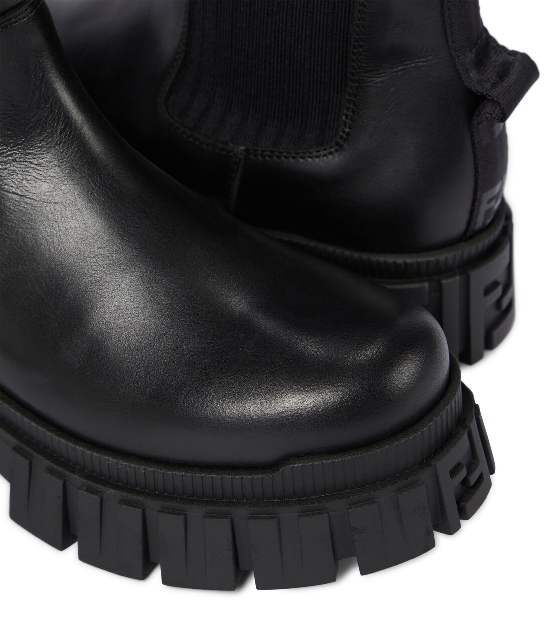 Leather ankle boots | Fendi Kids