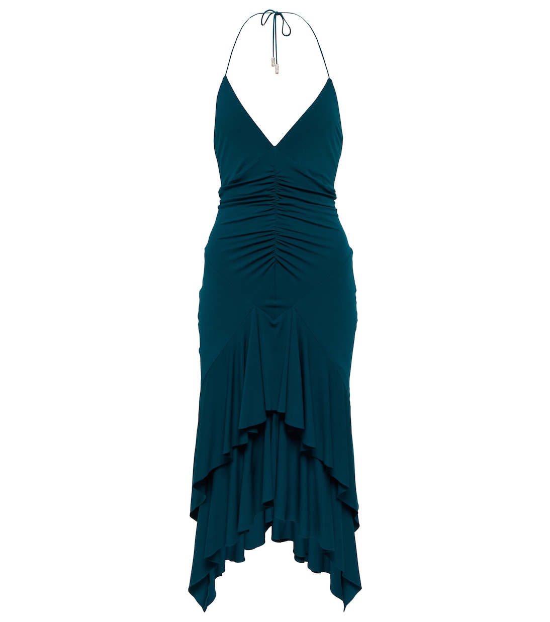 Jersey halterneck midi dress | Alexandre Vauthier