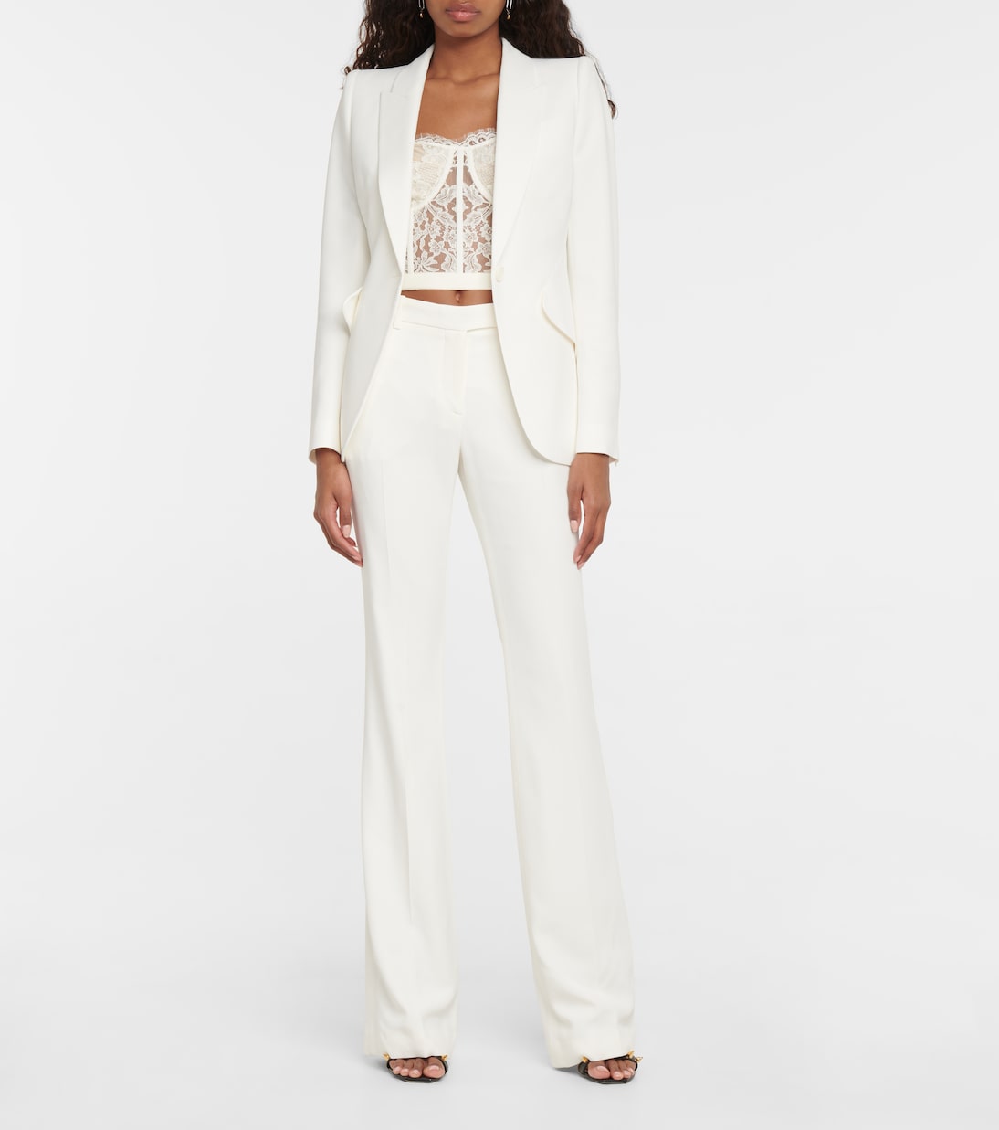 Top con encaje de guipur | McQueen