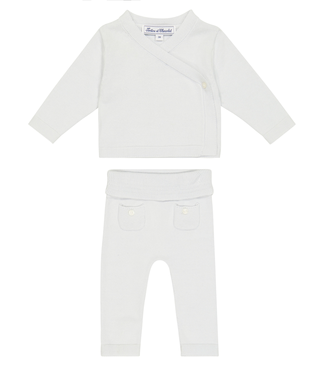 Baby - Cardigan e pantaloni in cotone | Tartine et Chocolat