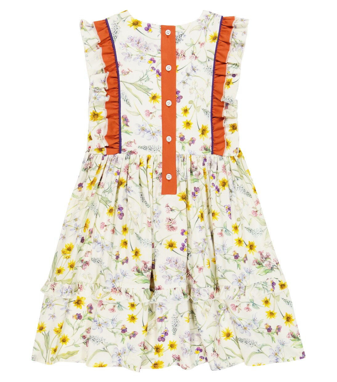 Julie ruffle-trimmed floral dress | Paade Mode