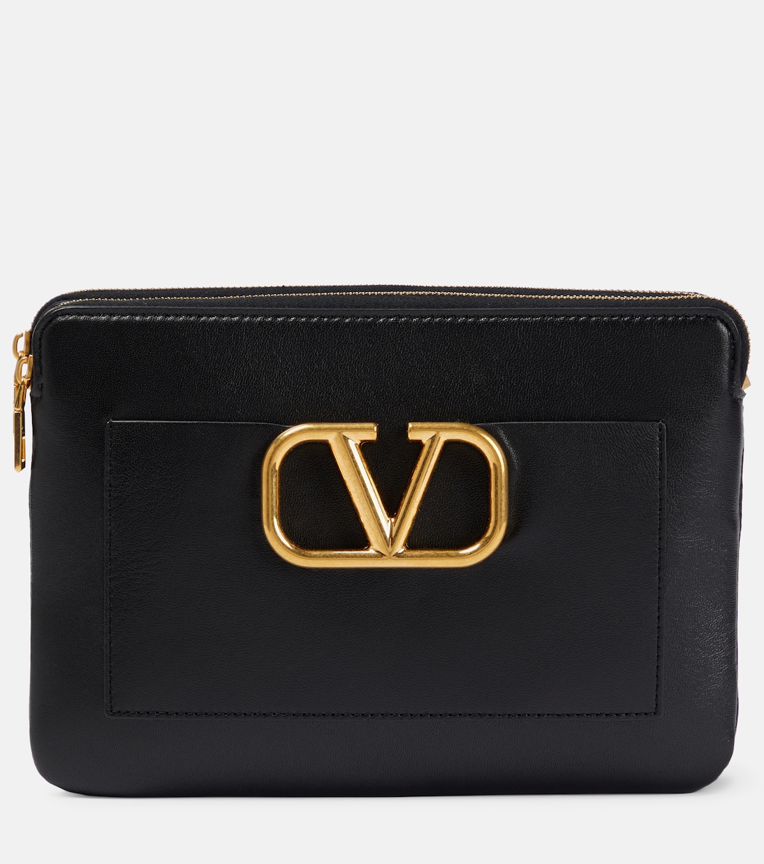 VLogo Signature leather pouch | Valentino Garavani
