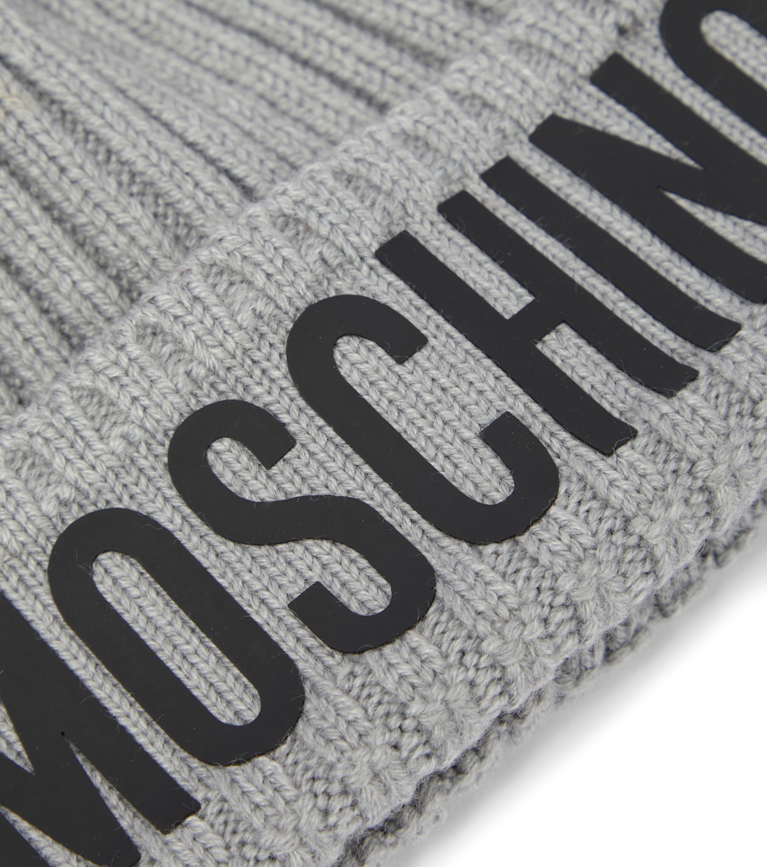 Gorro en mezcla de lana con logo | Moschino Kids