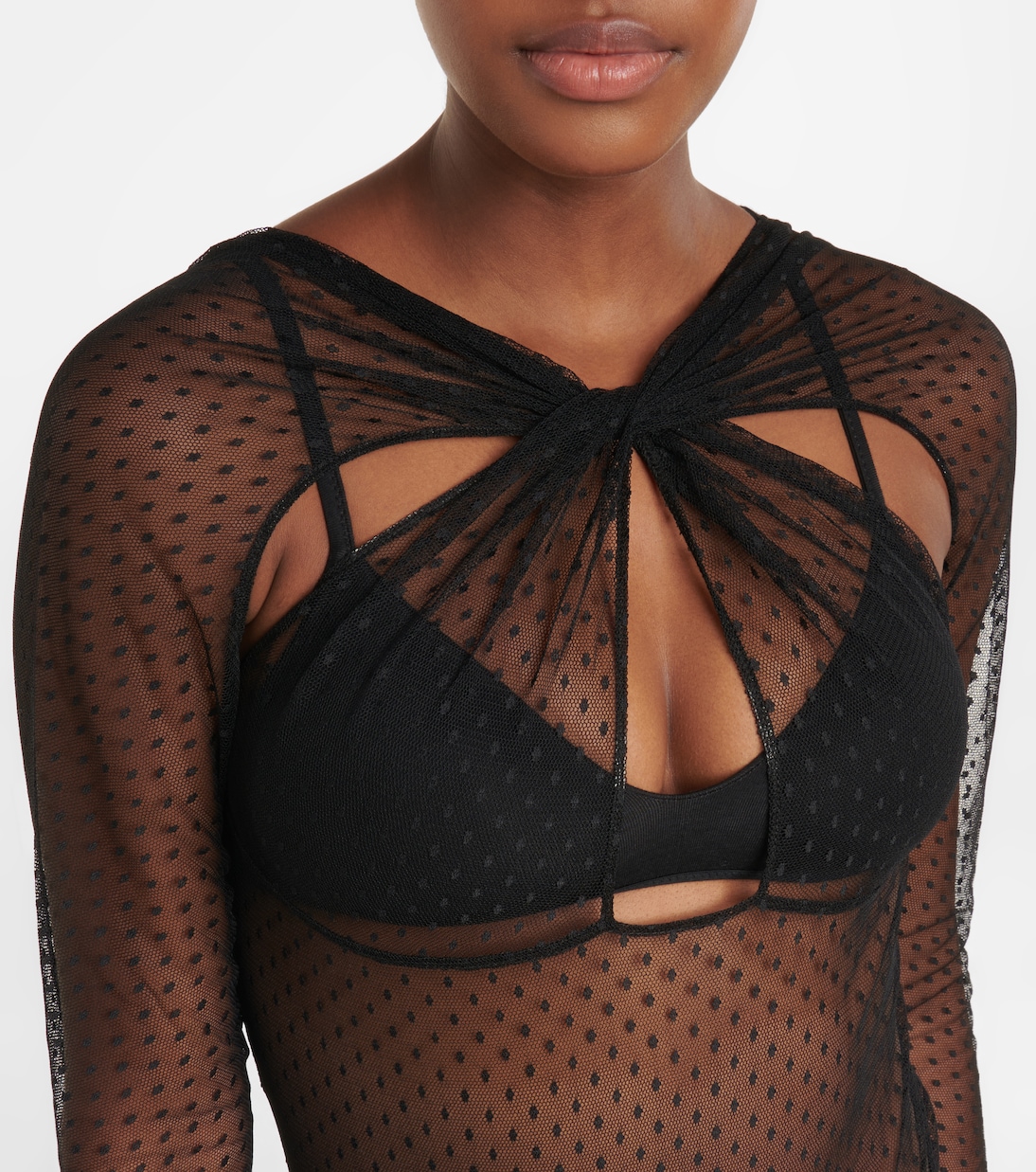 Point d'esprit bodysuit | Coperni