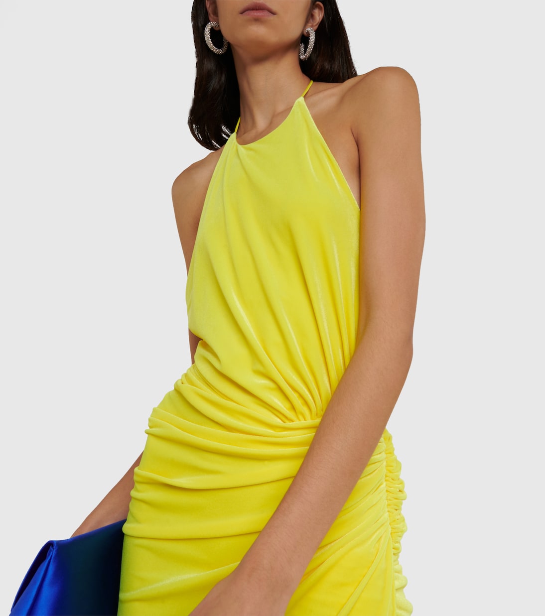 Ruched halterneck midi dress | Alexandre Vauthier
