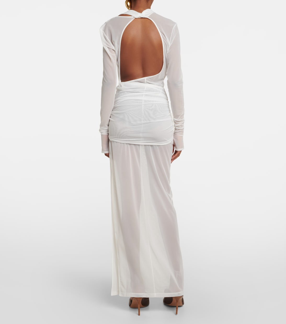La Robe Piombone tulle maxi dress | Jacquemus