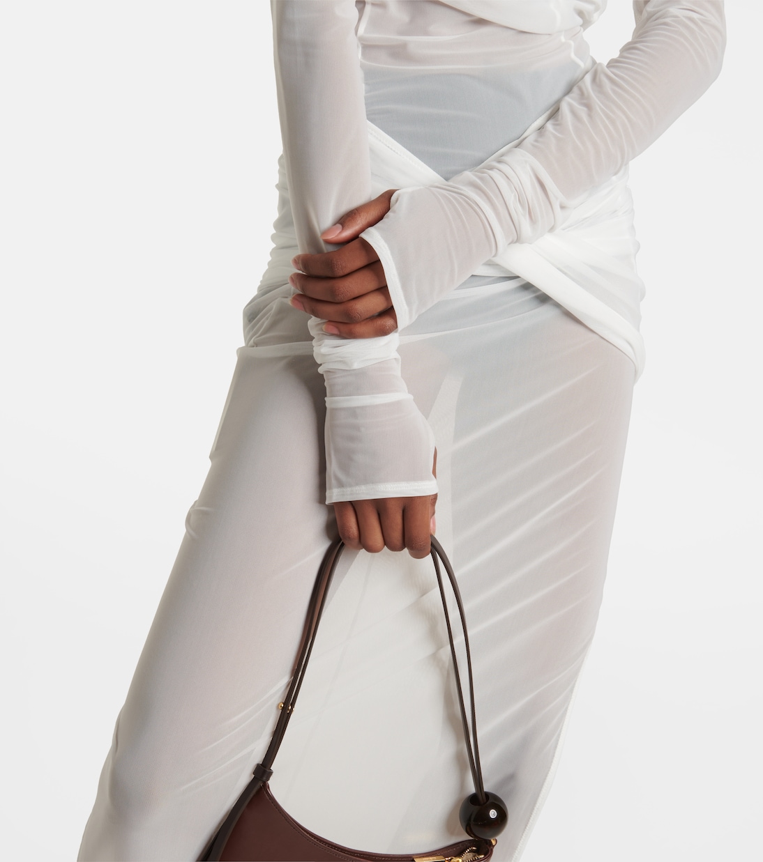 La Robe Piombone tulle maxi dress | Jacquemus
