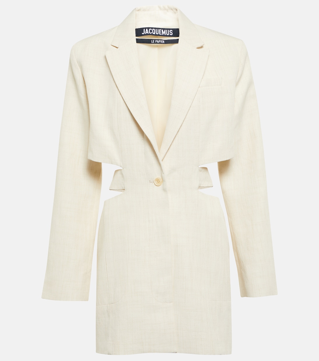 La Robe Bari linen-blend minidress | Jacquemus