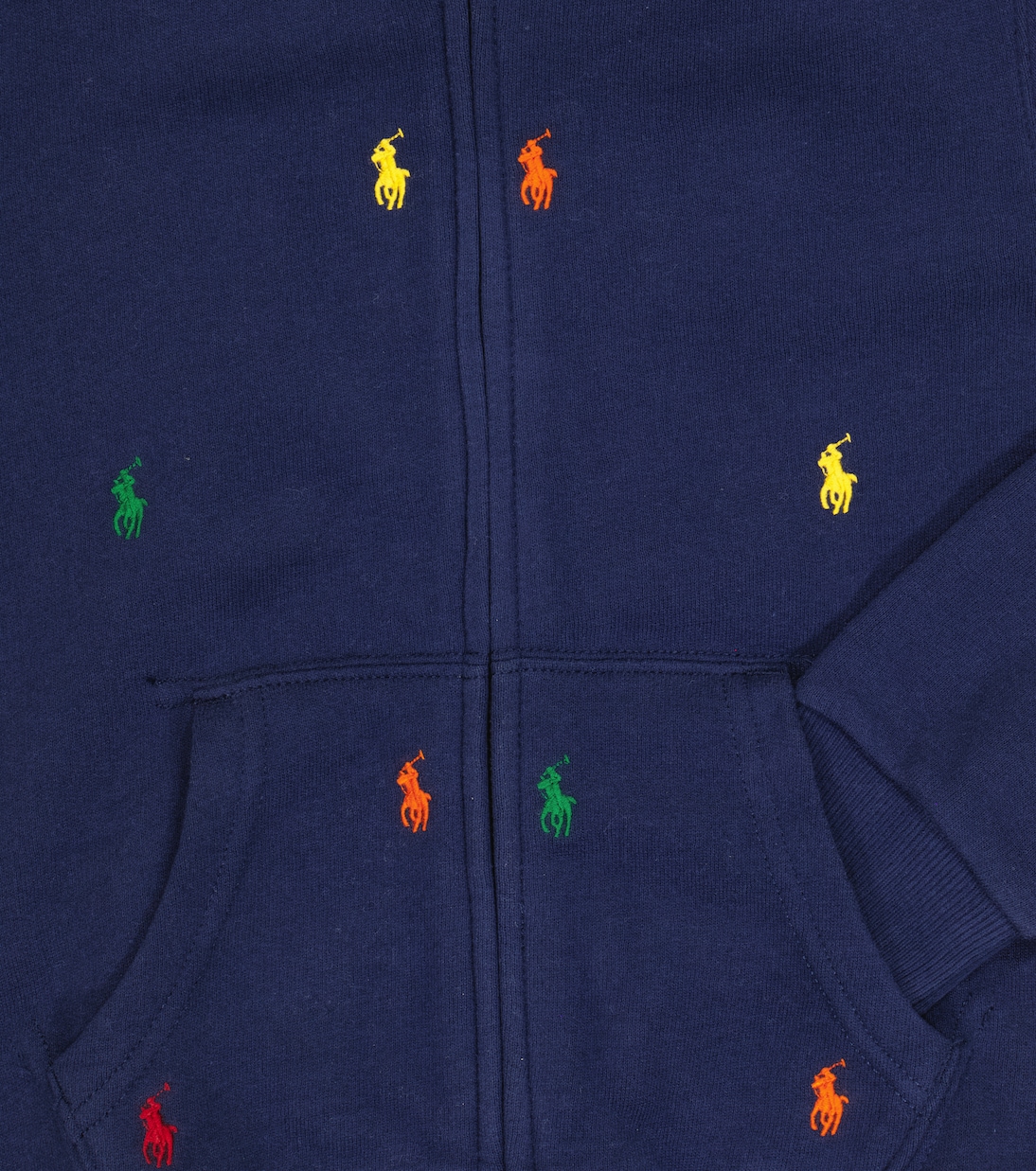 Felpa con cappuccio ricamata in jersey | Polo Ralph Lauren Kids