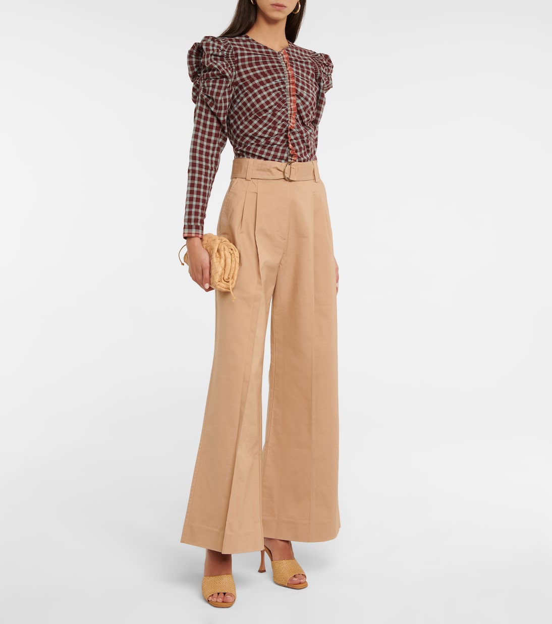 High-Rise-Hose Nico aus Baumwolle | Ulla Johnson
