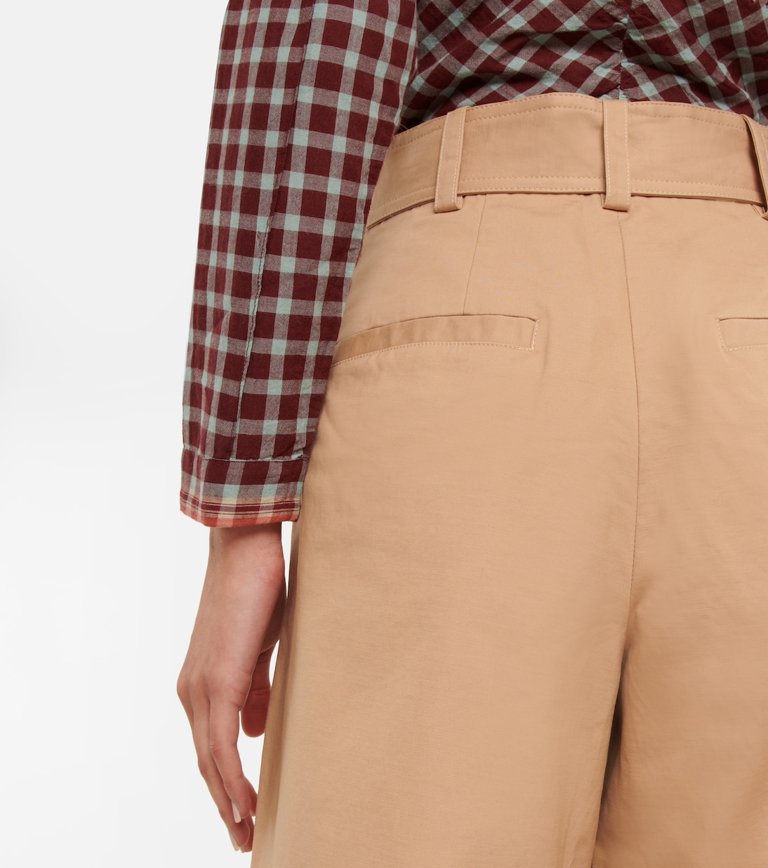 High-Rise-Hose Nico aus Baumwolle | Ulla Johnson