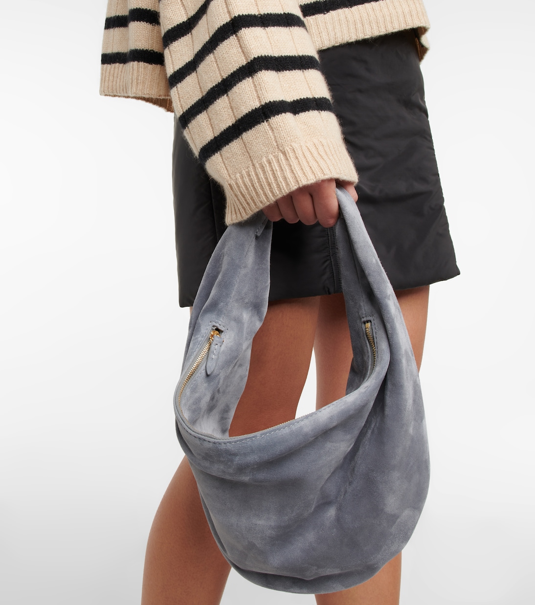 Sac Olivia Medium en daim | Khaite