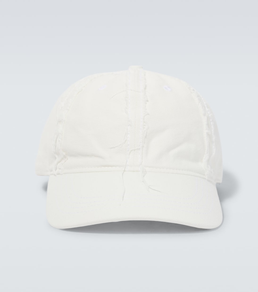 Gorra en denim con efecto desgastado | Ranra