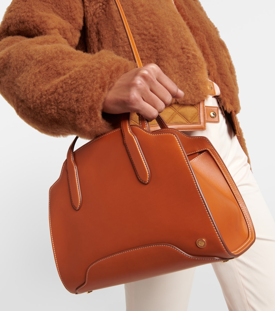 Cabas Sesia Medium en cuir | Loro Piana
