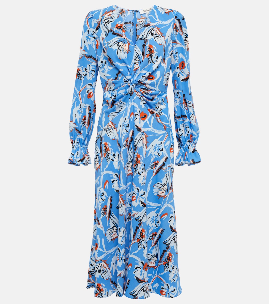 Anaba printed crêpe midi dress | Diane von Furstenberg