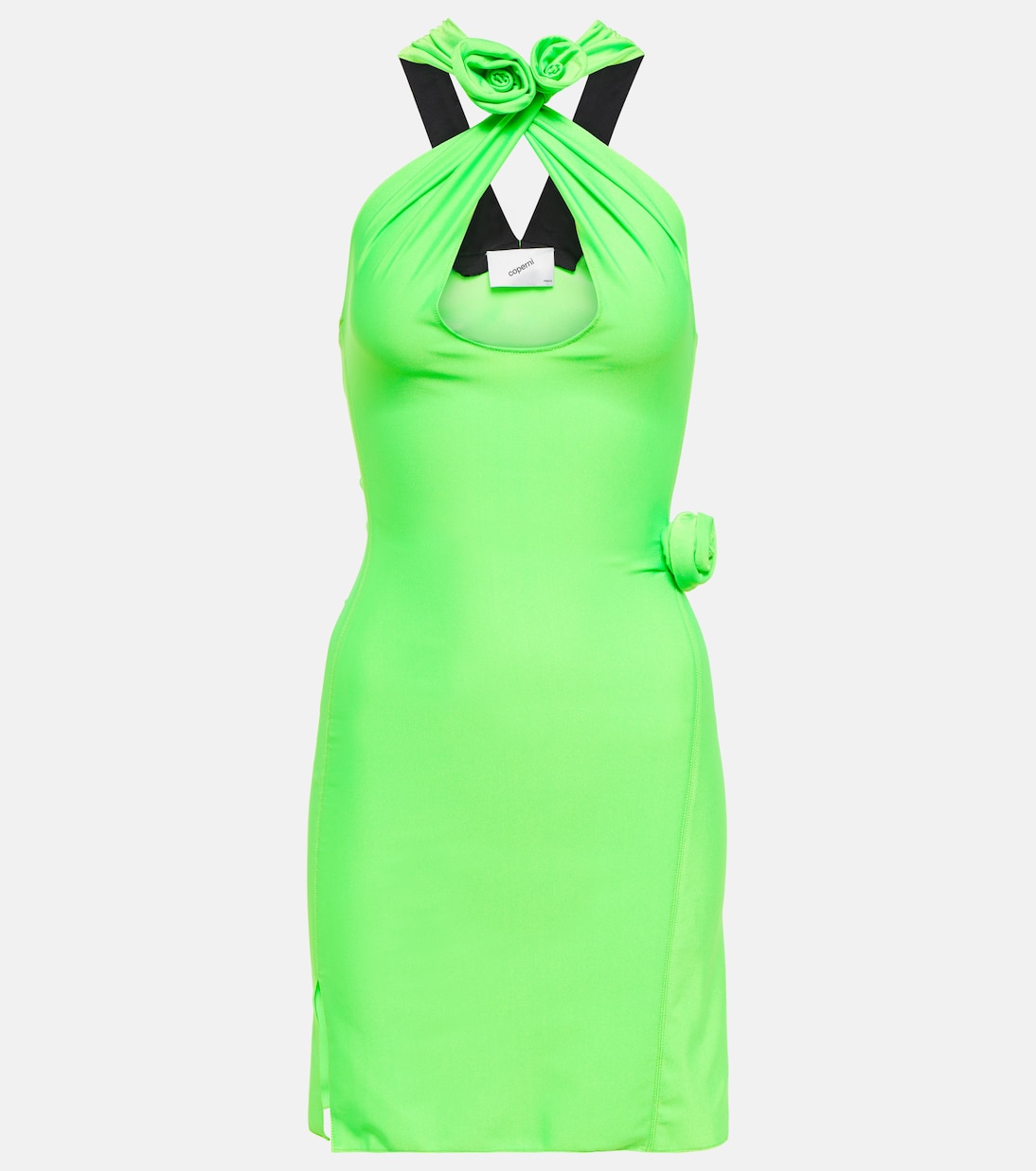 Halterneck jersey minidress | Coperni