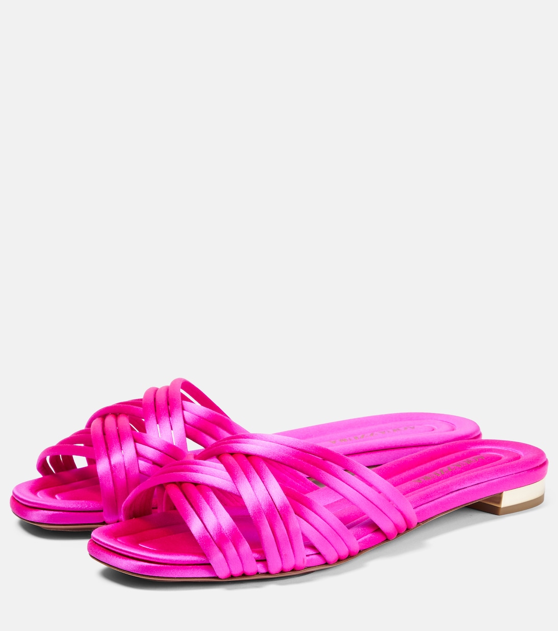 Oahu satin slides | Aquazzura