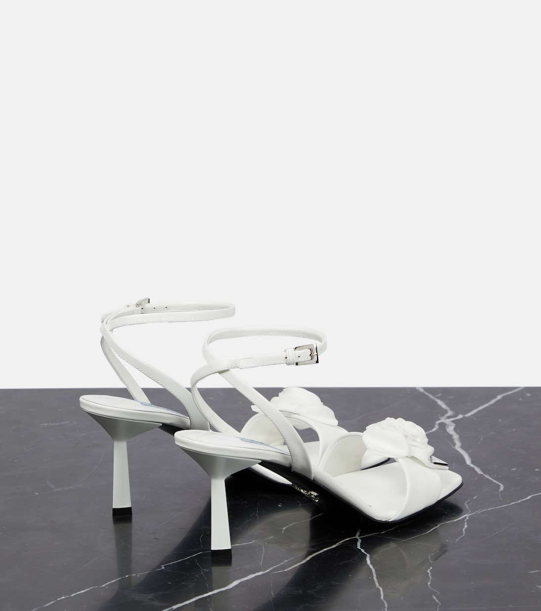 Verzierte Sandalen aus Leder | Prada