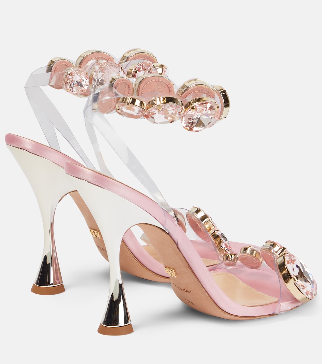 Sandali Diamond Clash in PVC e cristalli | Giambattista Valli
