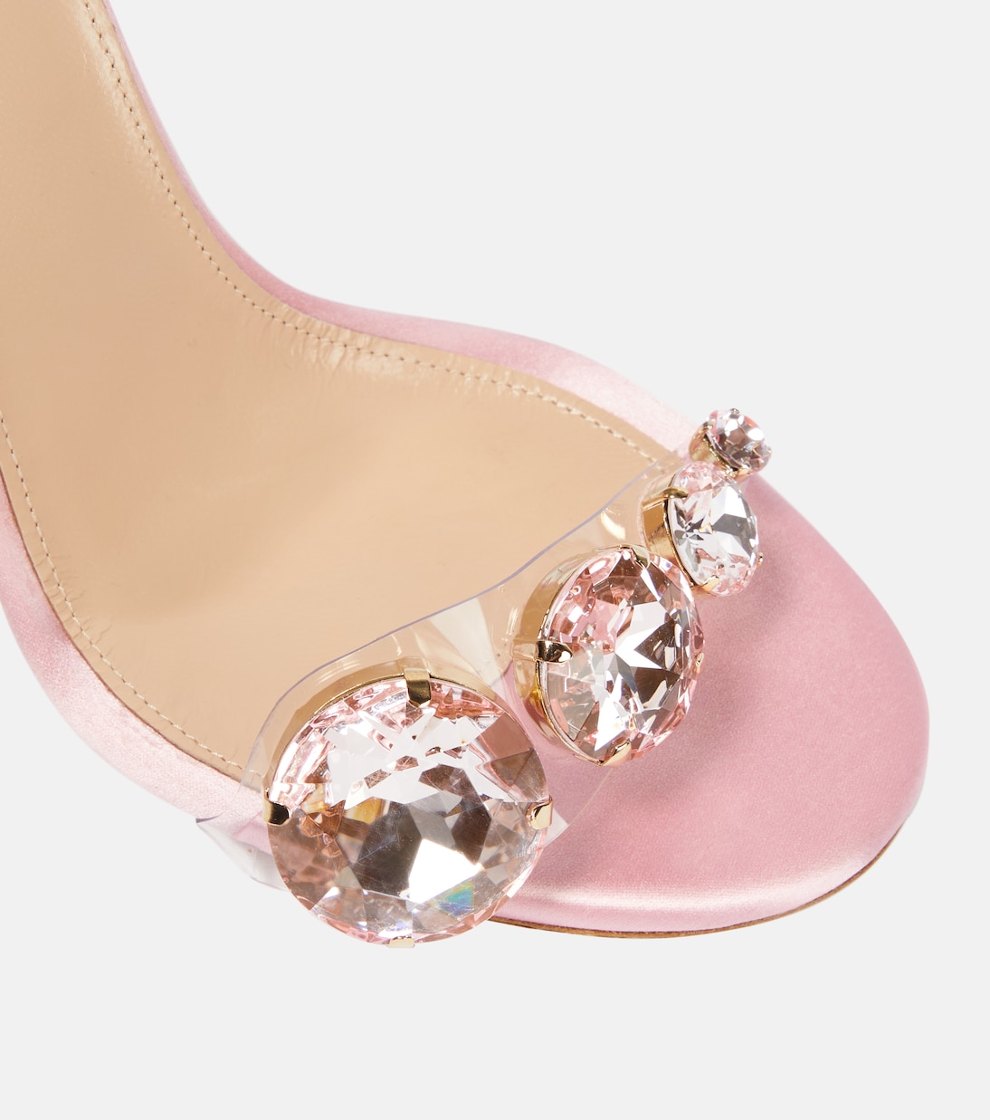 Sandali Diamond Clash in PVC e cristalli | Giambattista Valli