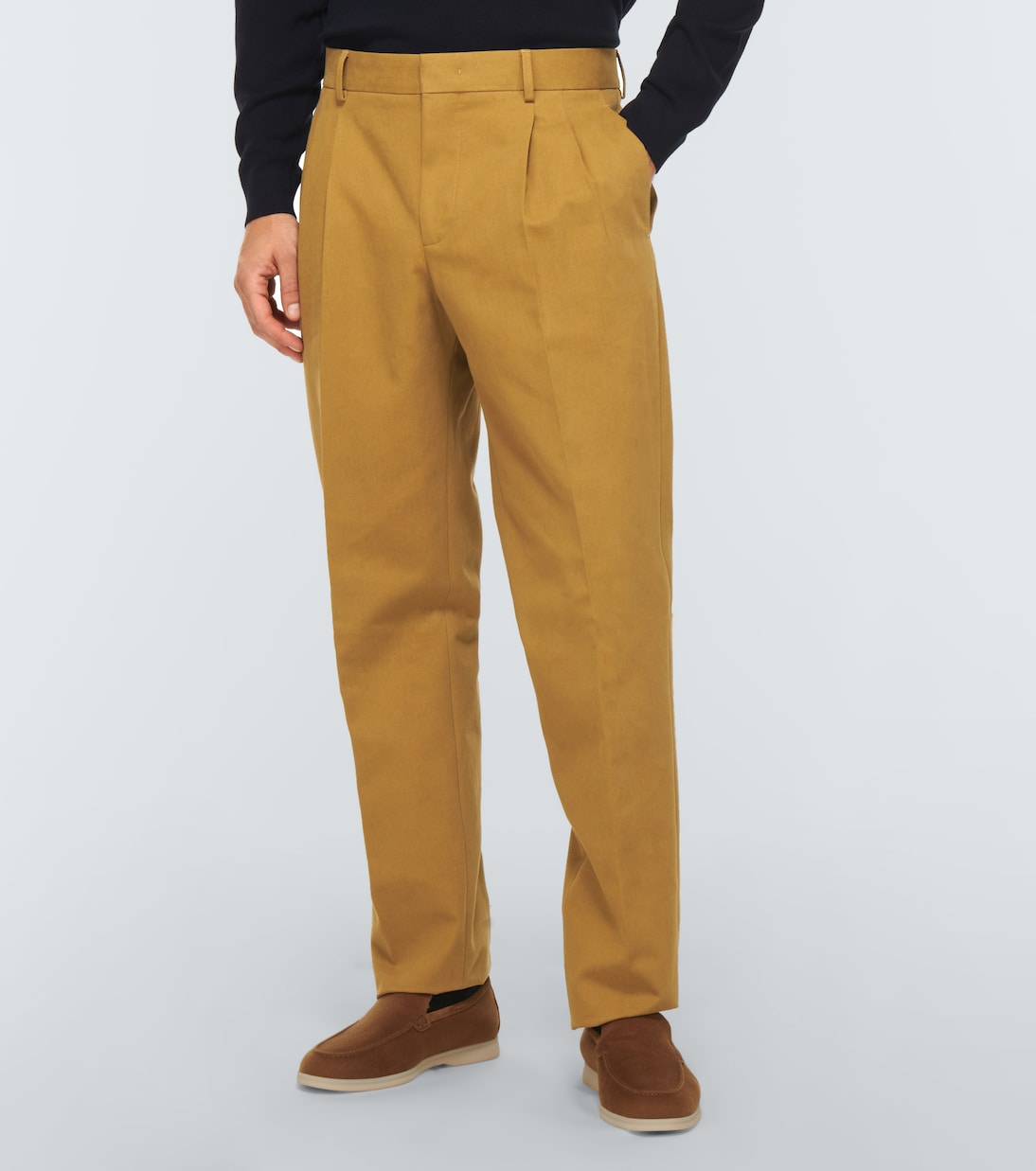 Pantaloni regular in cotone | Loro Piana