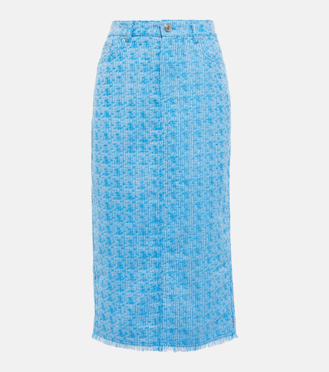 Falda midi Guinevere de tweed | Staud