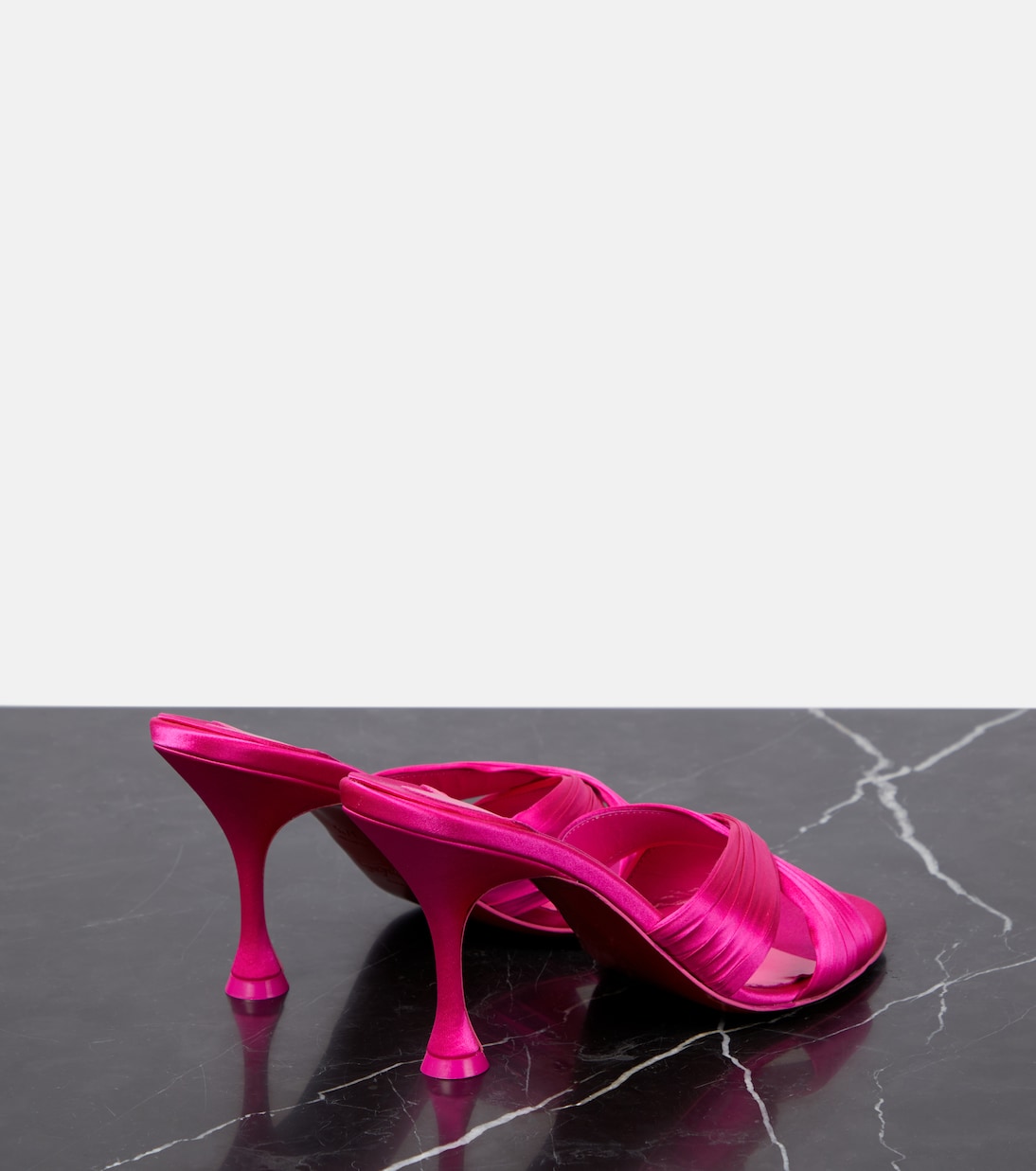 Mules Nicol Is Back 85 in raso | Christian Louboutin