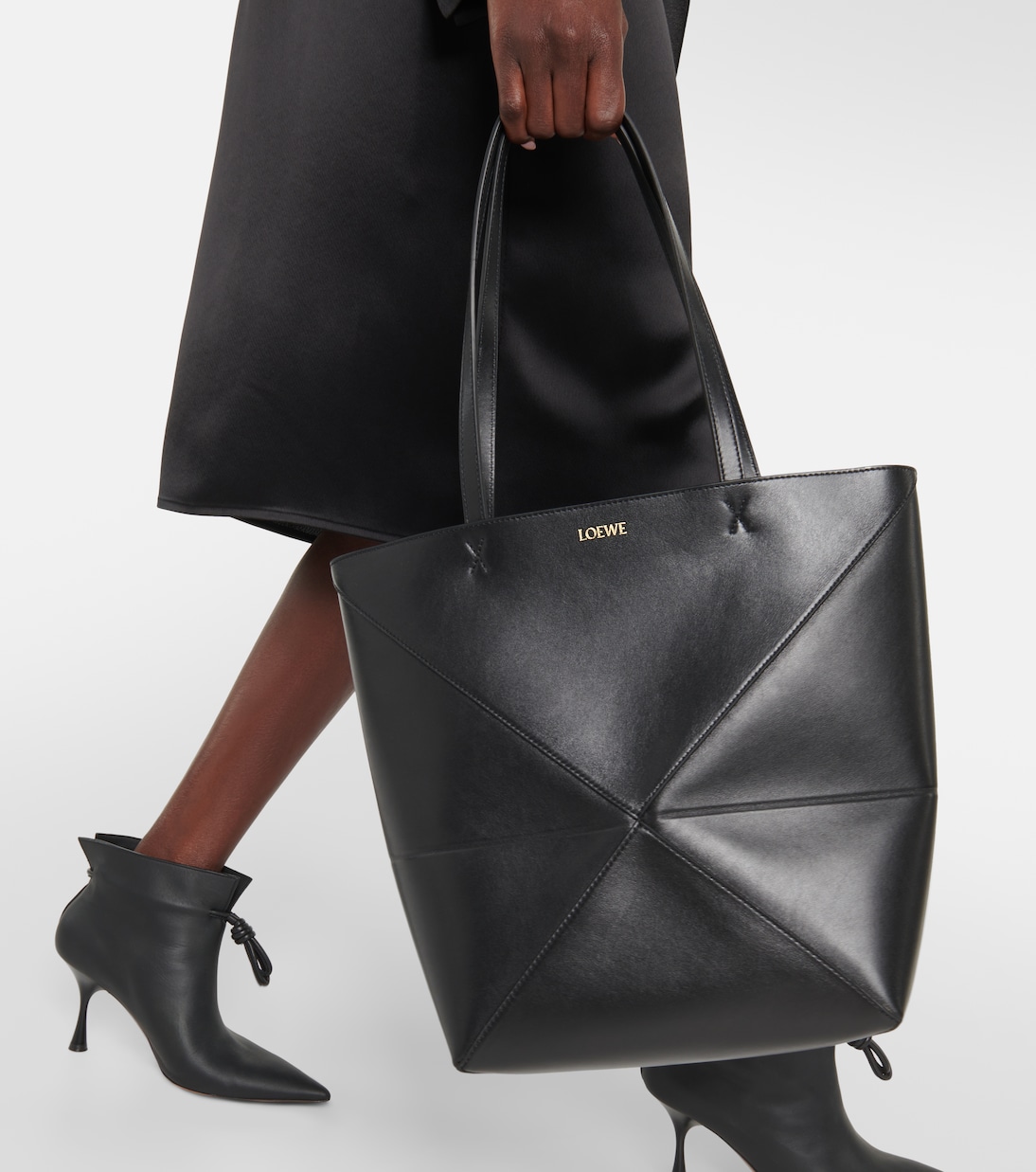 Borsa Puzzle Fold Medium in pelle | Loewe