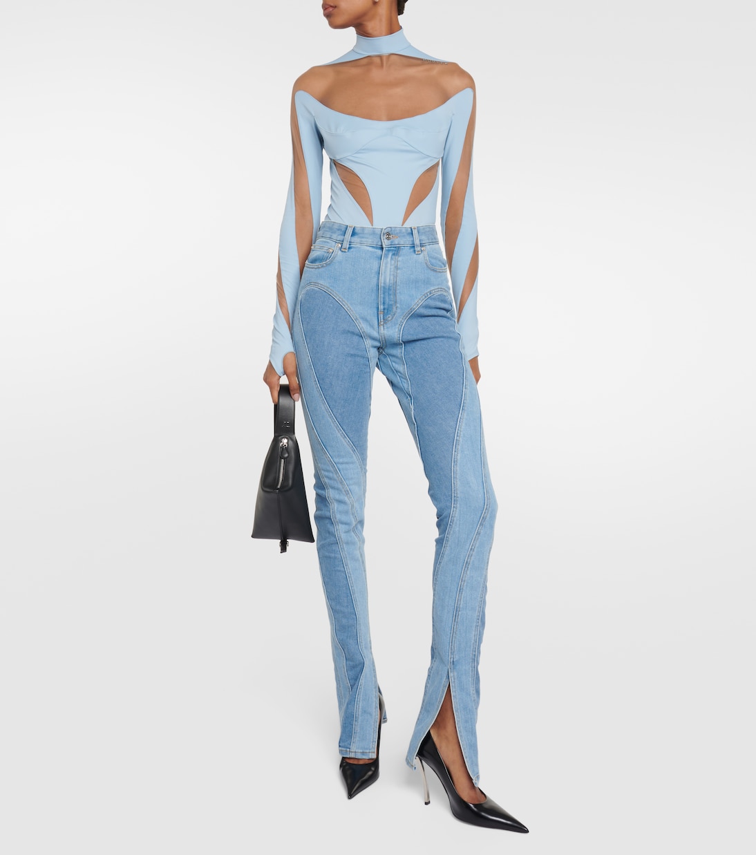 Body con paneles | Mugler