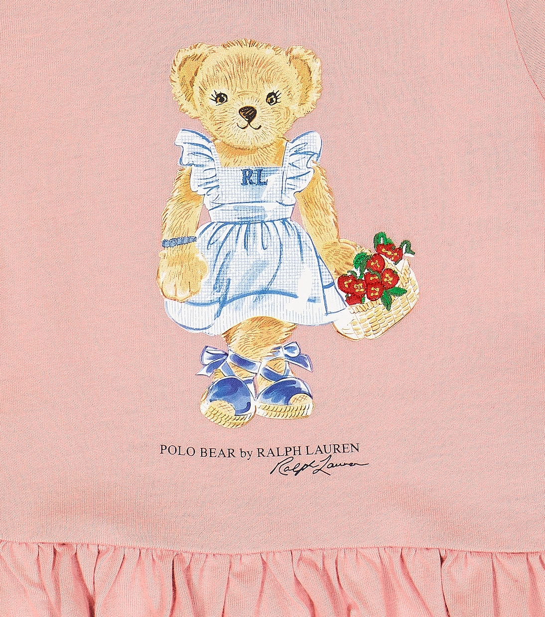 Baby Polo Bear cotton dress | Polo Ralph Lauren Kids