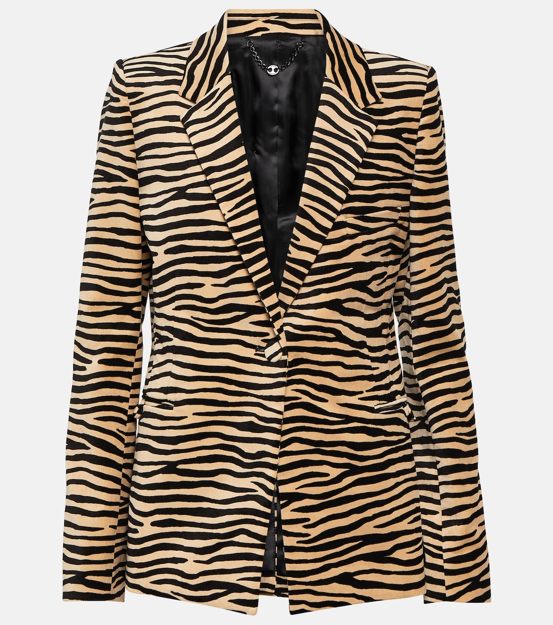Bedruckter Blazer aus Baumwolle | Rabanne