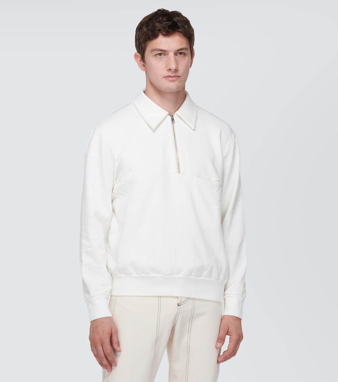 Cotton polo sweater | Winnie New York