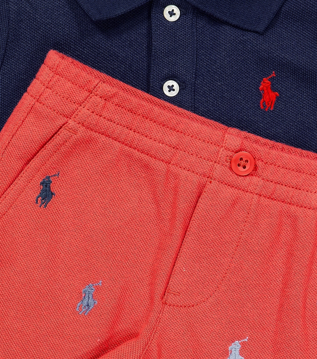 Bebé - set de polo y shorts de algodón | Polo Ralph Lauren Kids