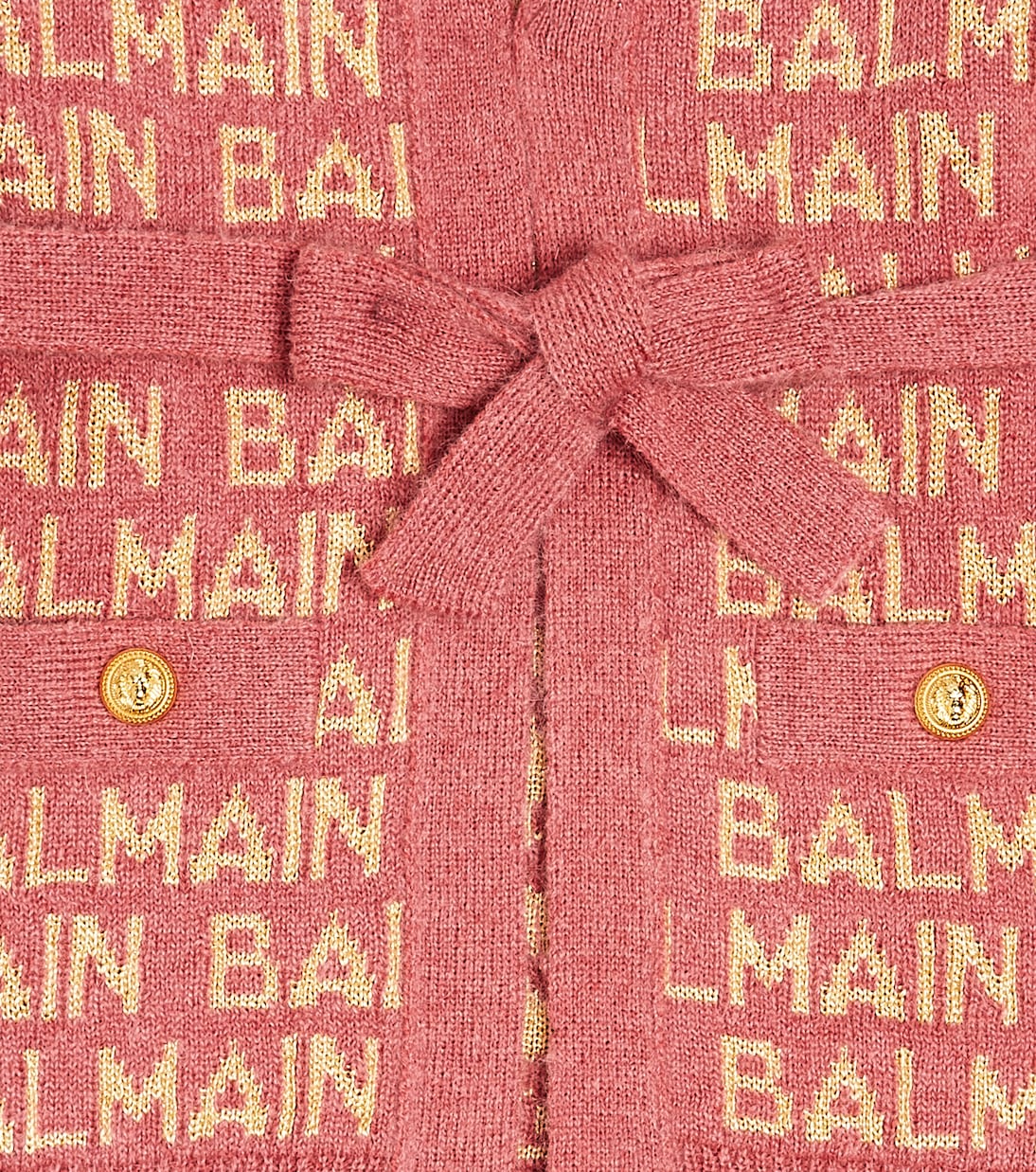 Cardigan en intarsia | Balmain Kids