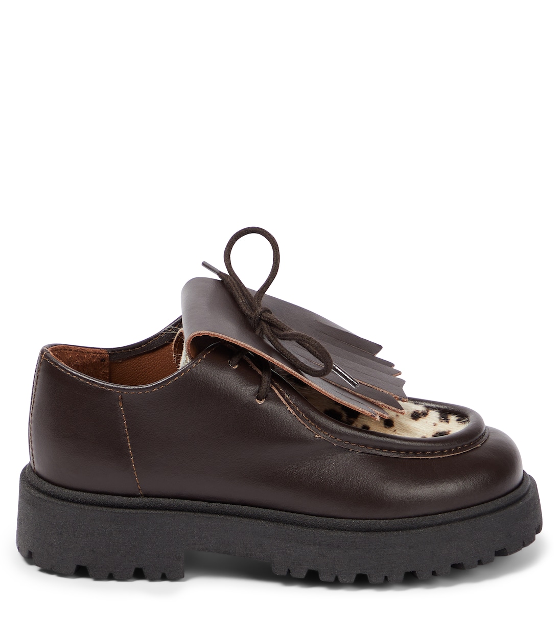 Loafers aus Leder mit Kalbshaar | PèPè