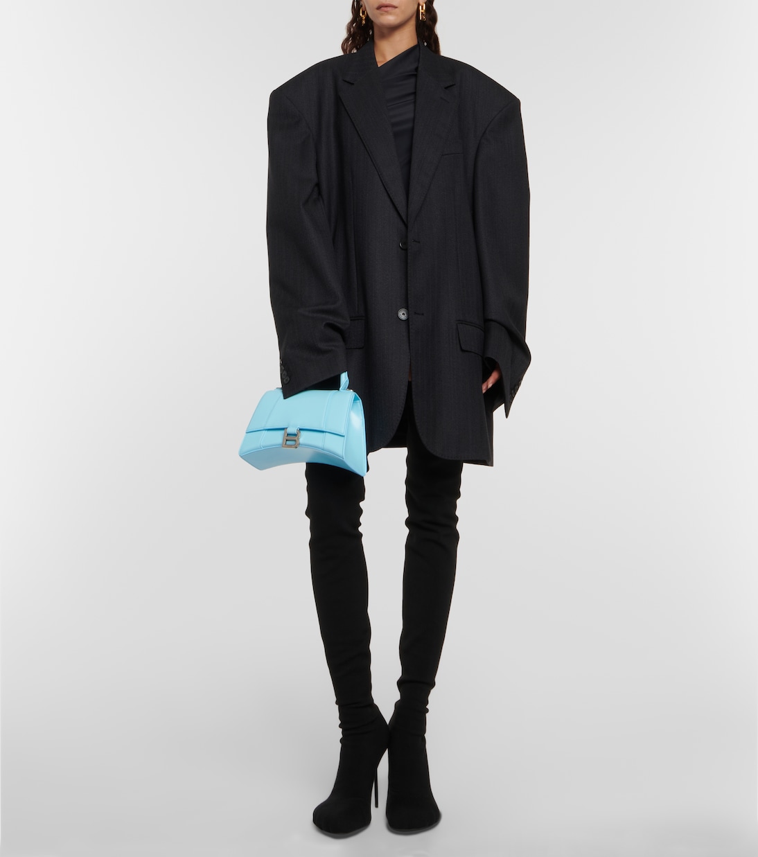 Borsa Hourglass Small in pelle | Balenciaga