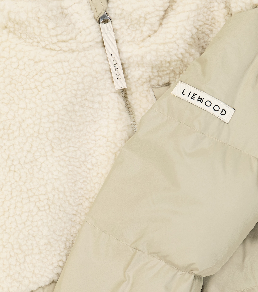 Marlin fleece-trimmed down jacket | Liewood