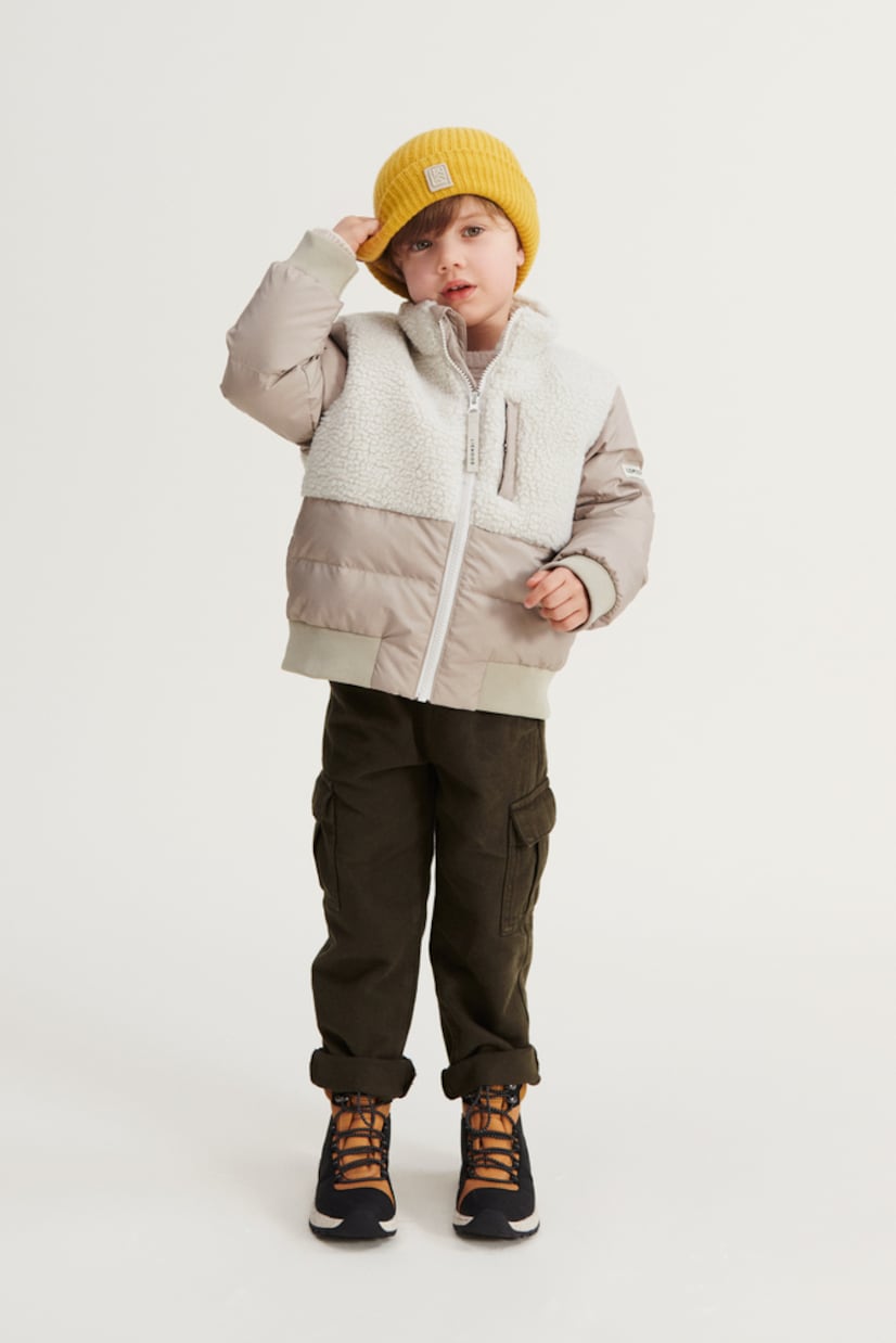 Marlin fleece-trimmed down jacket | Liewood