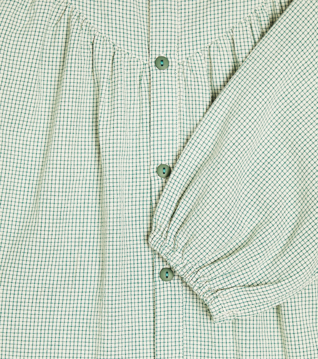 Abito Raspberries in cotone a quadri | Tinycottons