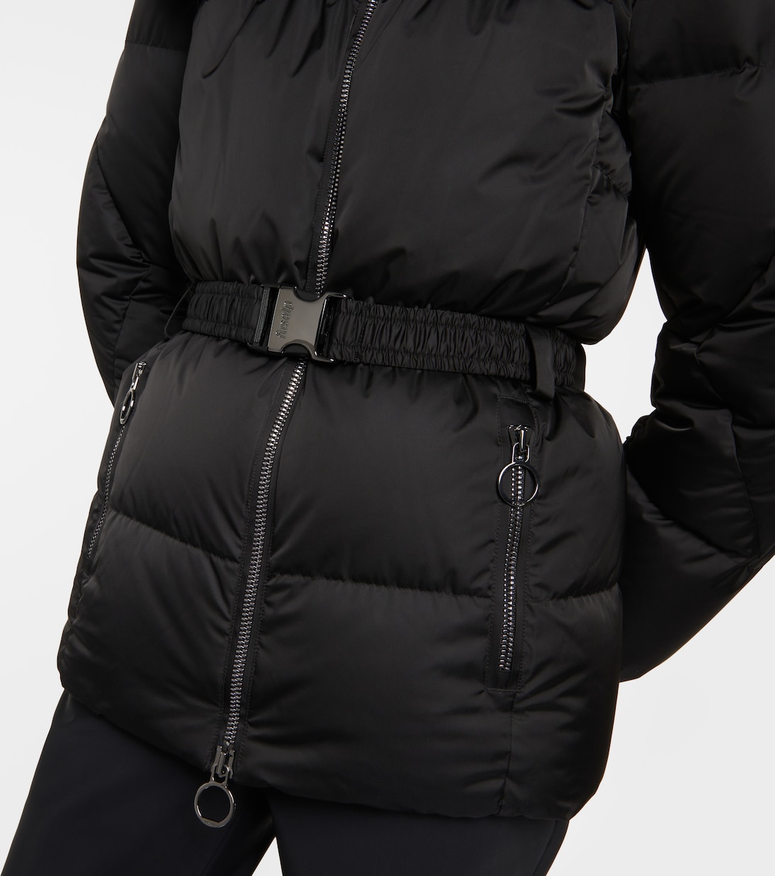 Vela faux fur-trimmed down jacket | Fusalp