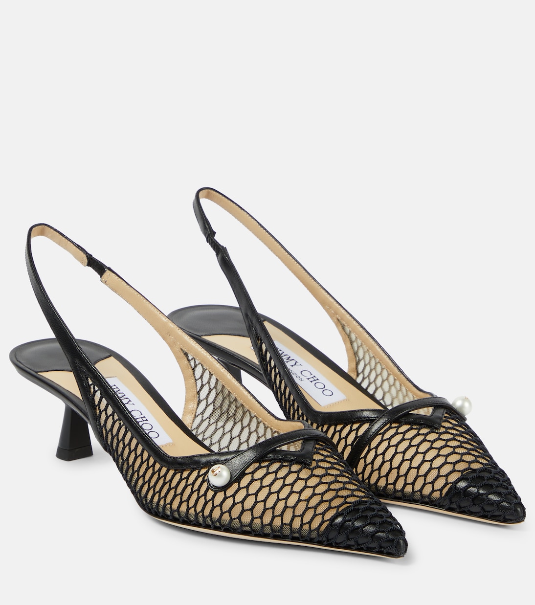 Slingback-Pumps Amita 45 mit Leder | Jimmy Choo