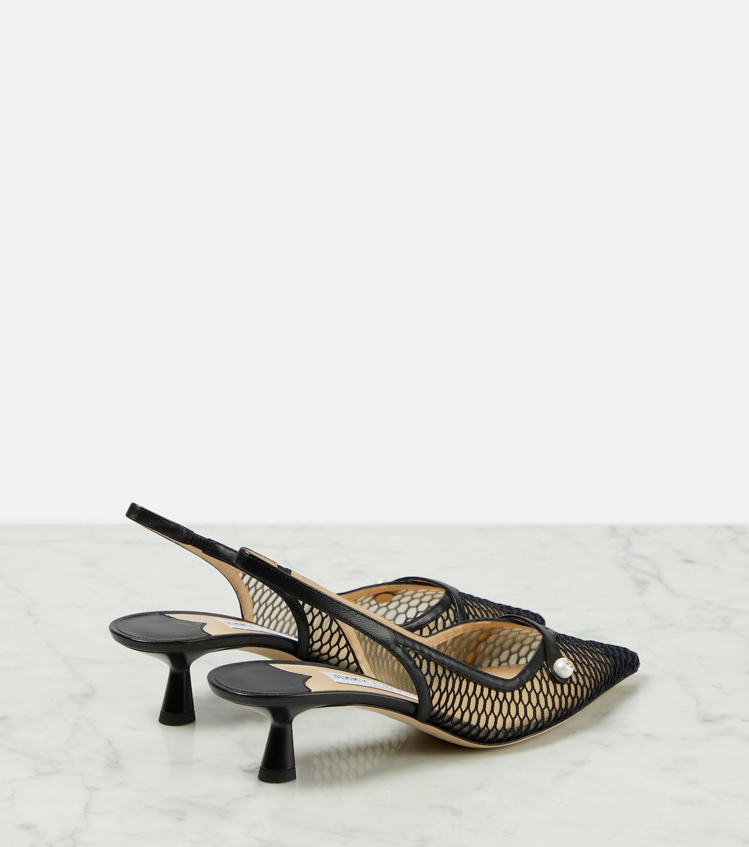 Slingback-Pumps Amita 45 mit Leder | Jimmy Choo
