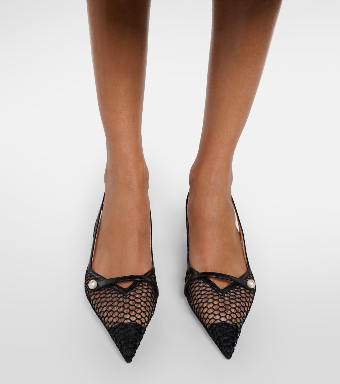 Slingback-Pumps Amita 45 mit Leder | Jimmy Choo