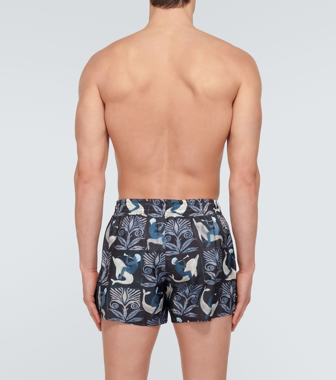 Short de bain imprimé | Commas