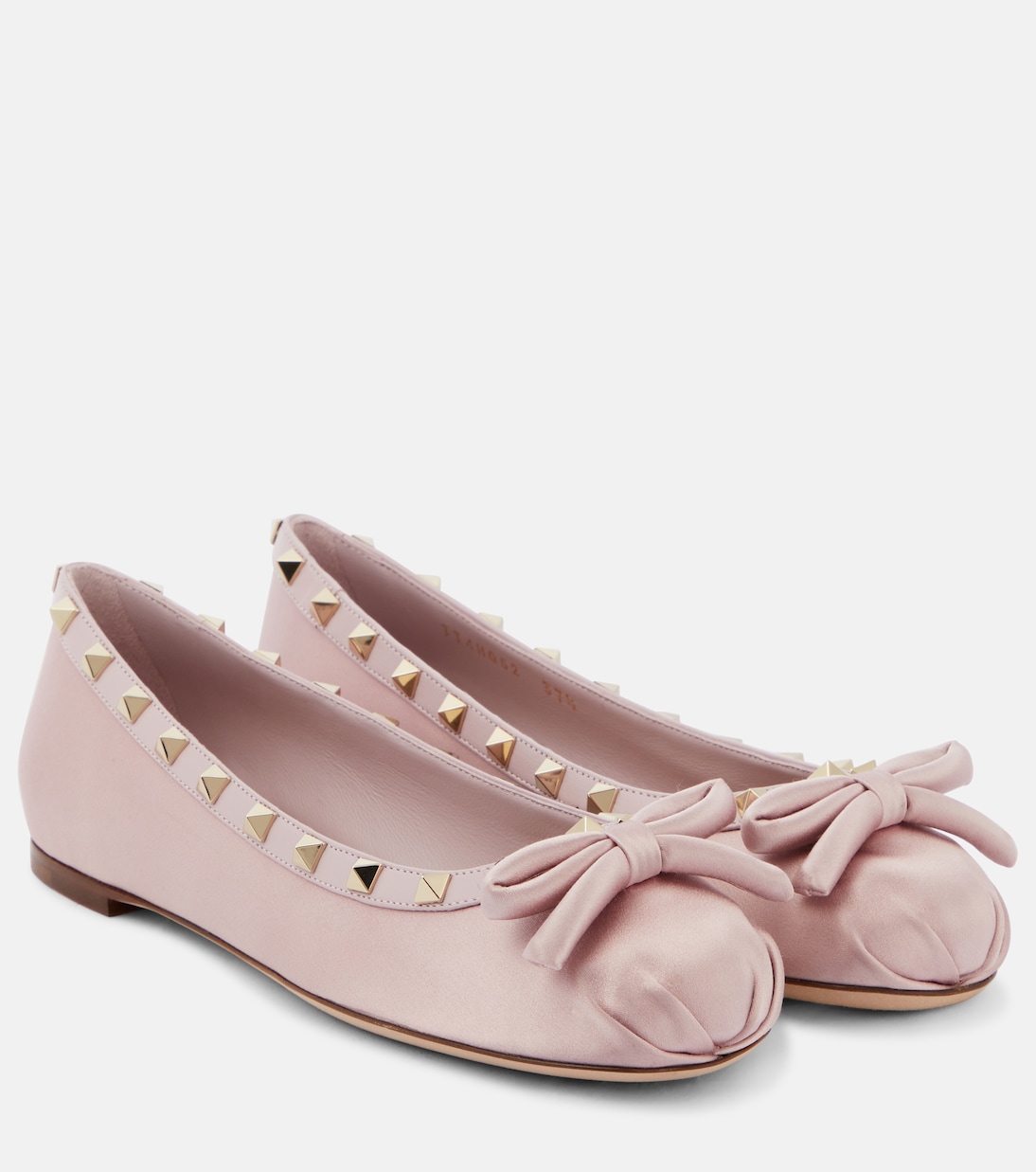 Ballerinas Rockstud aus Satin  | Valentino Garavani