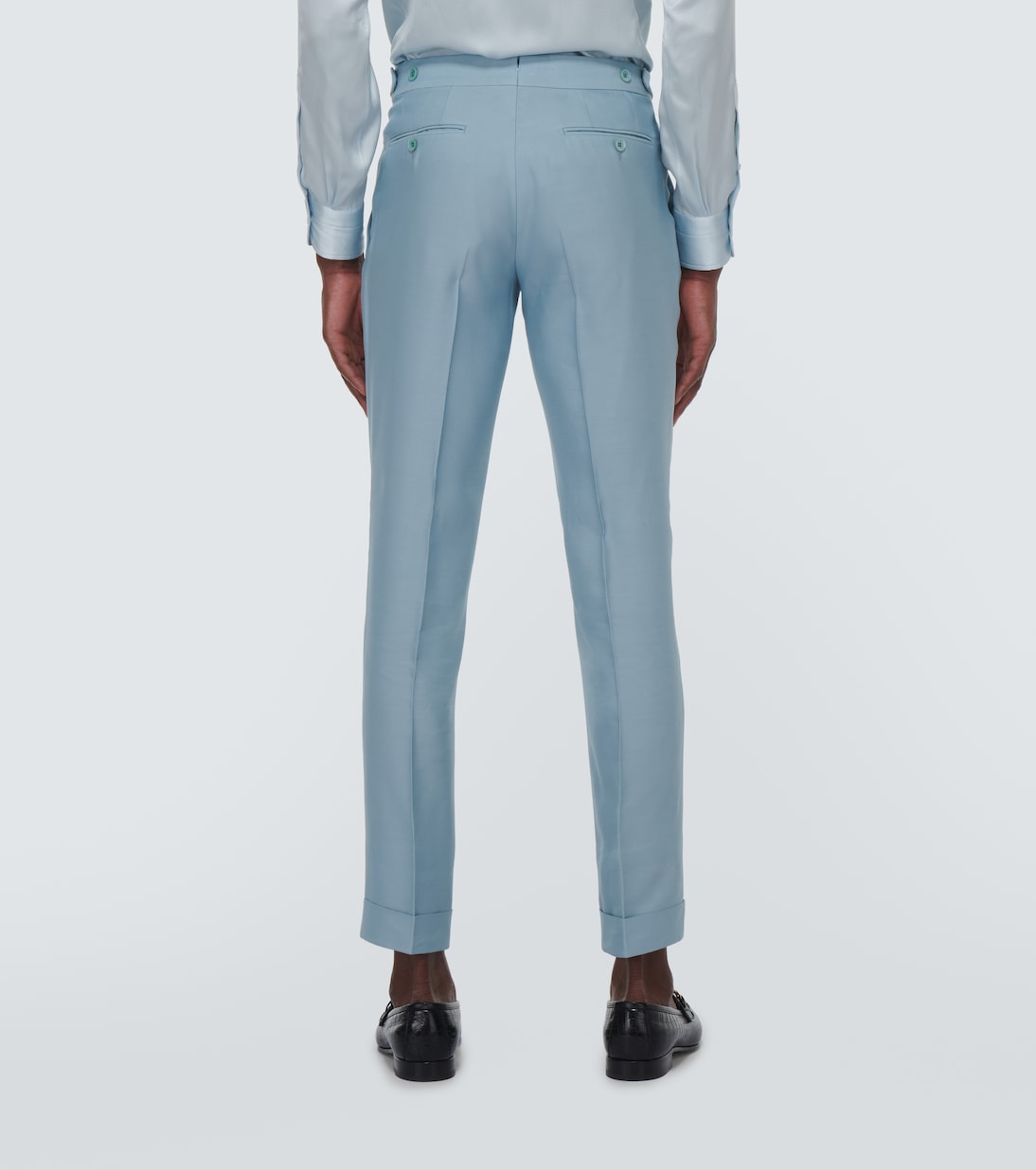 Pantalones de traje Atticus II de sarga de seda | Tom Ford