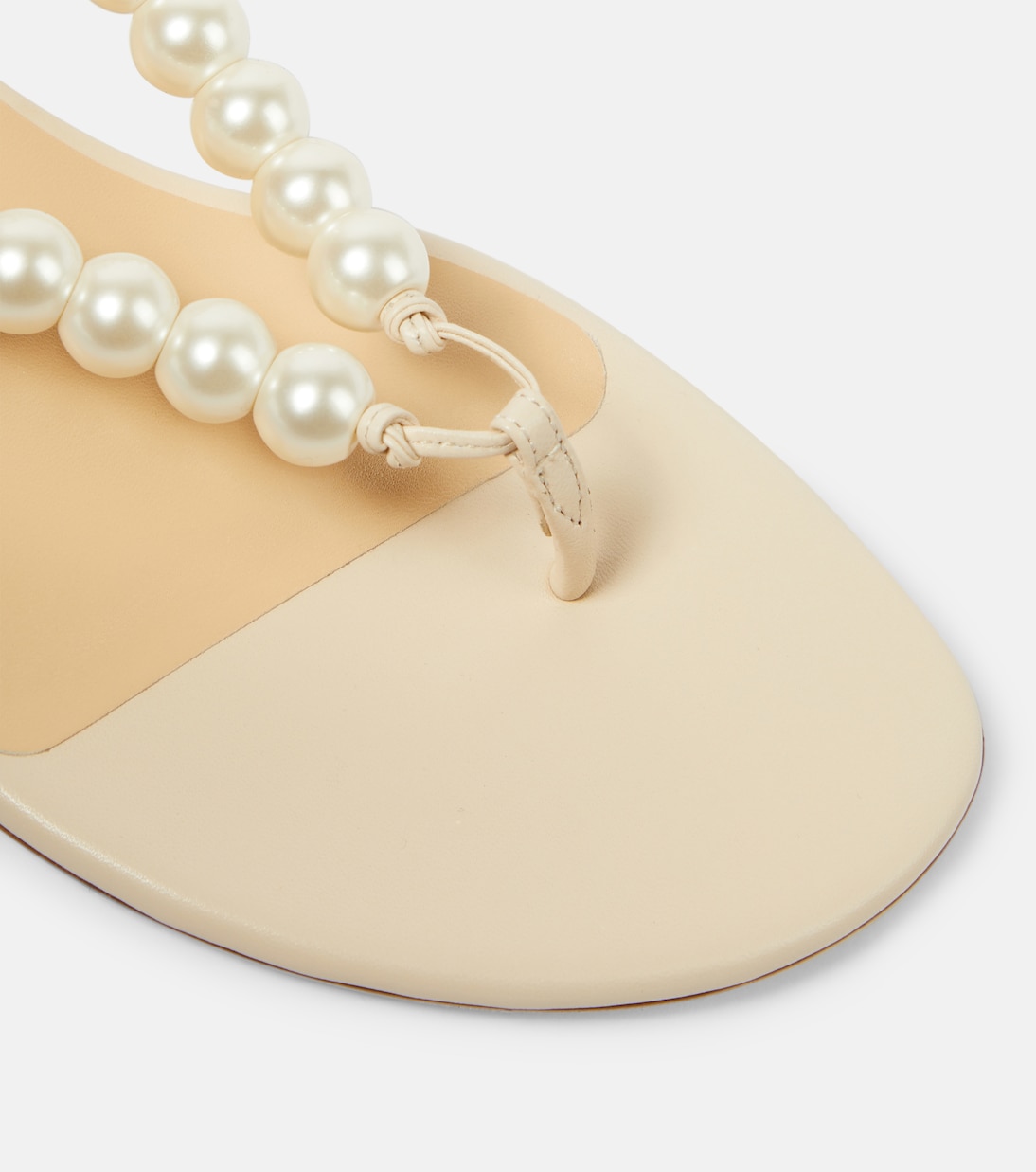 Sandali in pelle con perle bijoux | Magda Butrym