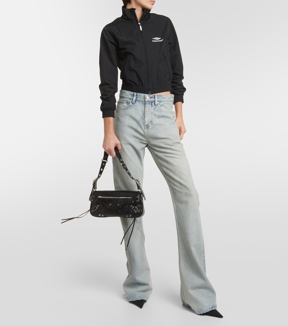 Schultertasche Le Cagole Small aus Leder | Balenciaga